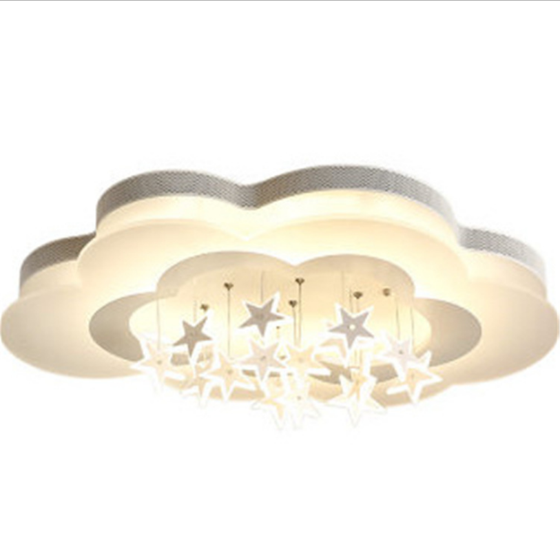 moderno Led Colorful Kids quarto lâmpada controle remoto Cloud Led luminárias