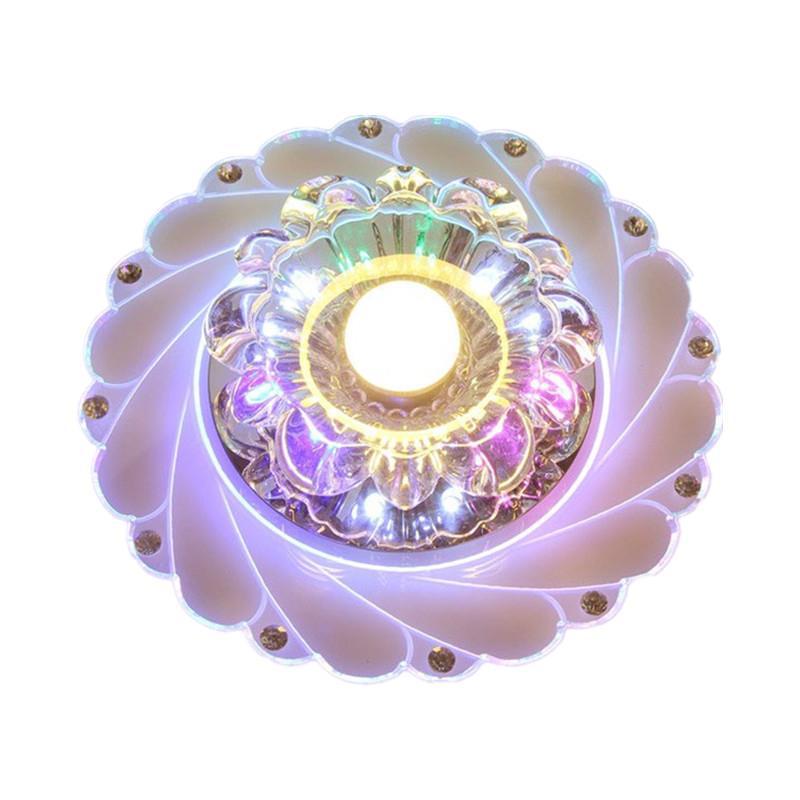 cristal LED moderno lustre luminária de teto luminária corredor corredor luminária pendente