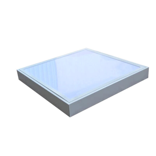 Surface Mounted Square Prism Wafer Lamp Grille Light Fitting Fluorescent Luminaire Office Ceiling LED Grille Lamp Panel