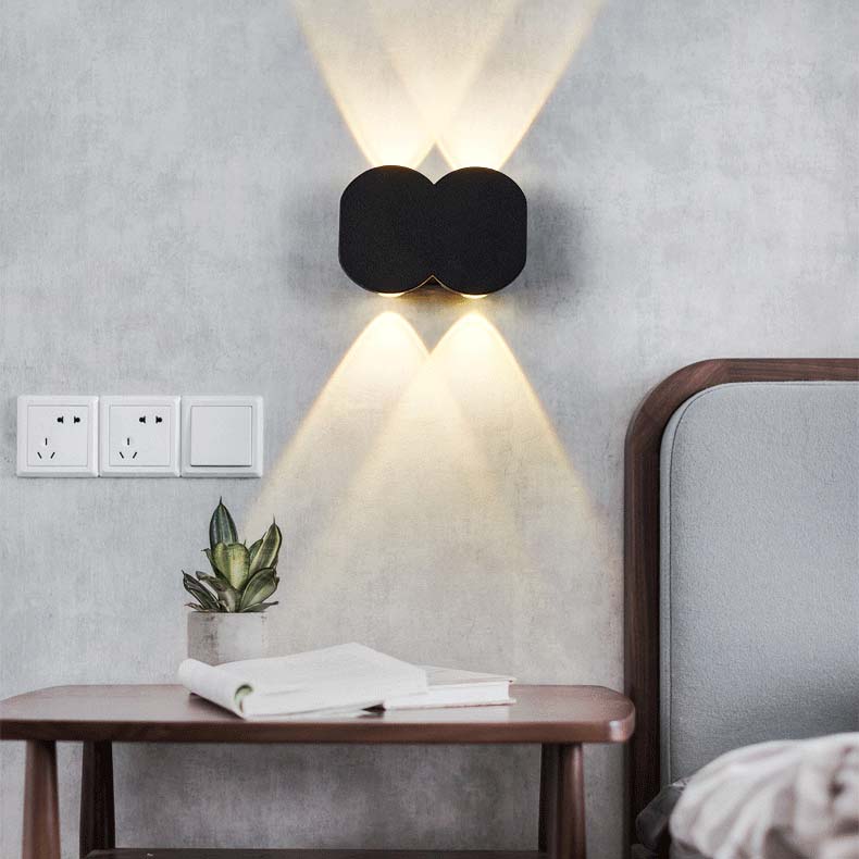 moderno Led Wall luminária up Down iluminação luminária Mount interno externo Home Room quarto hotel iluminação Decoration