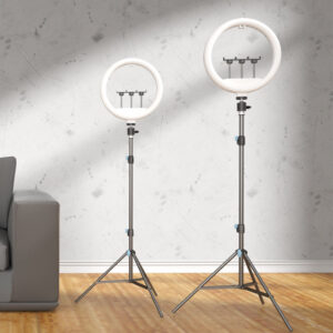 Ring luminária 12inch Professional fotografia luminária móvel Live Self-time luz de preenchimento Beauty Makeup