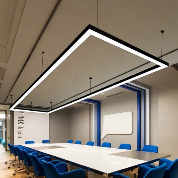 alumínio 3600Lm Bright up e Down teto Suspended pendente Linkable Led Batten luminária linear para escritório Warehouse
