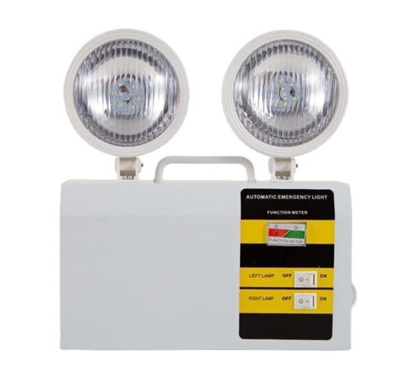 LED Exit luminárias com Battery 2 ajustável Heads lâmpada 90-minute Minimum Capacity Ultra-bright Lumens luz de emergência Lithium Ion
