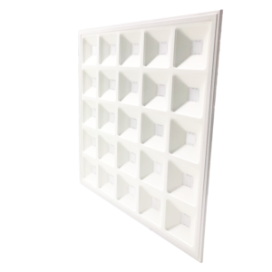 China Panel Led 60x60 Ip44 5000lm Recessed Backlit Flat Ceiling Lamp 48w 96w Led Grille Light for Office