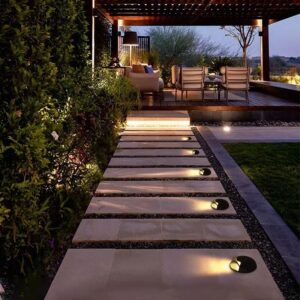 embutido externo Path Step Deck luminária de pátio