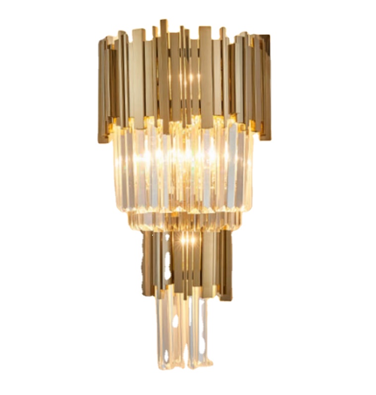 moderno cristal Wall luminária interno, K9 cristal LED Contemporary estilo iluminação Wall luminária