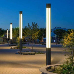 Led Outdoor Lighting Street Light 30w 60w Aluminum Profile Lamp Pole 0.8m-3m Yard Pathway Lawn Driveway Factory Customization