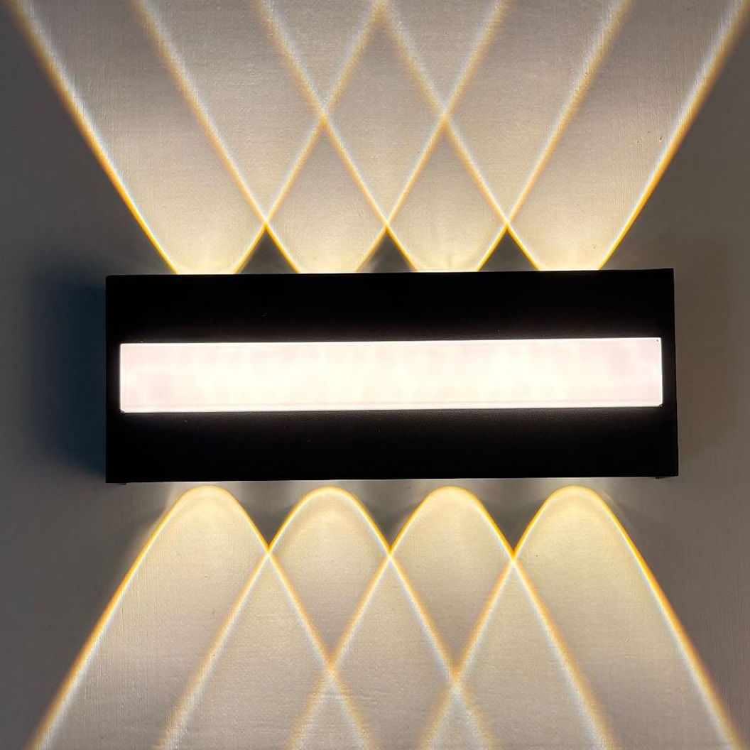 moderno up e Down Luminous externo Doorplate Double-headed Led Household luminária de parede