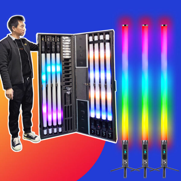 Portable IP65 Wireless Battery 360 tubo pixel Barra Luminosa Led Wireless tubo LED DMX Club Party DJ luminária Stage