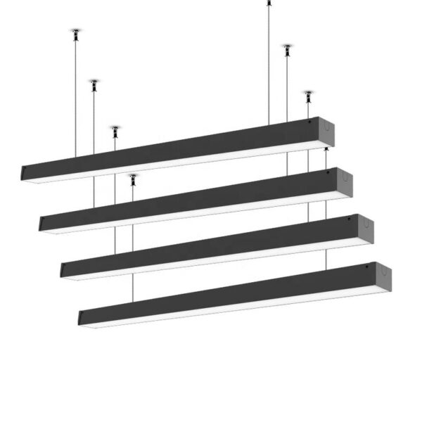 Suspending Led linear lâmpada 200-240Vac escritório alumínio Led luminária linear Wall pendente linear Strip iluminação