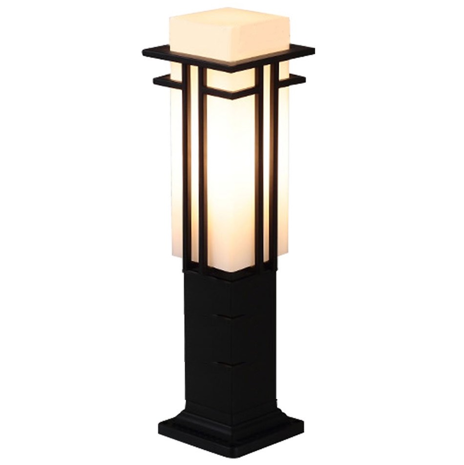 moderno Post luminária externo Garden Patio Driveway Yard Lantern lâmpada Pillar luminária externo Post luminária luminárias