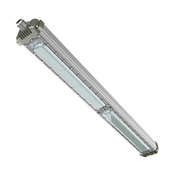 ATEX Certified IP66 20W 40W 60W LED linear Explosion Proof luminária para Chemical Industry