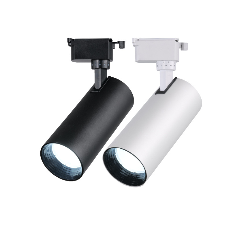 Modern Indoor Commercia Lighting Adjustable Led Spotlight Track Lights Cob Led Linear Rail Lighting