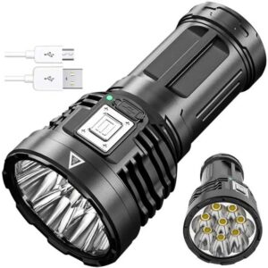 8LED High Power Torch Outdoor Emergency Flashlight 5Modes Lighting Rechargeable Light