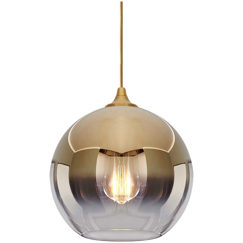 nórdico bola Post-moderno simples Study quarto Bedside bar sala de jantar Single-Head Glass Small lustre