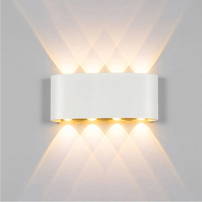 Stock Available 4W 6W 8W 12W moderno Decorative Wall Led luminária Battery Operated interno Sconce lâmpada quarto iluminação Wall lâmpadas