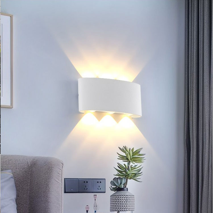 atacado Inventory New estilo Solar up Down Wall luminária luminária para Garden sala de estar Wall Home Room Decor externo lâmpada