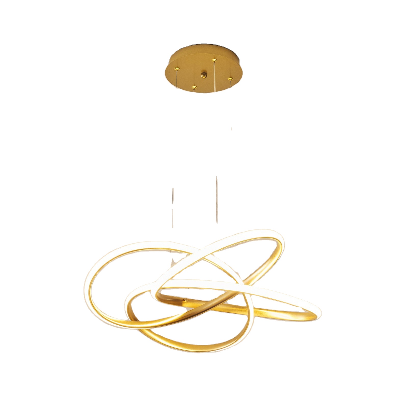 Contemporary Minimalism Hanging teto Globe Ring Acrylic nórdico redondo Ring moderno lâmpada lustre Led Circle pendente