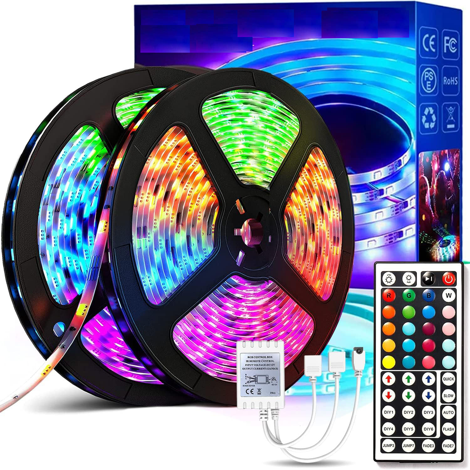 Led Strip luminárias SMD 3535 Snake Lucse flexível Led Strip lâmpada 10 15 20 Meter inteligente RGB Colorful Led Strip luminárias