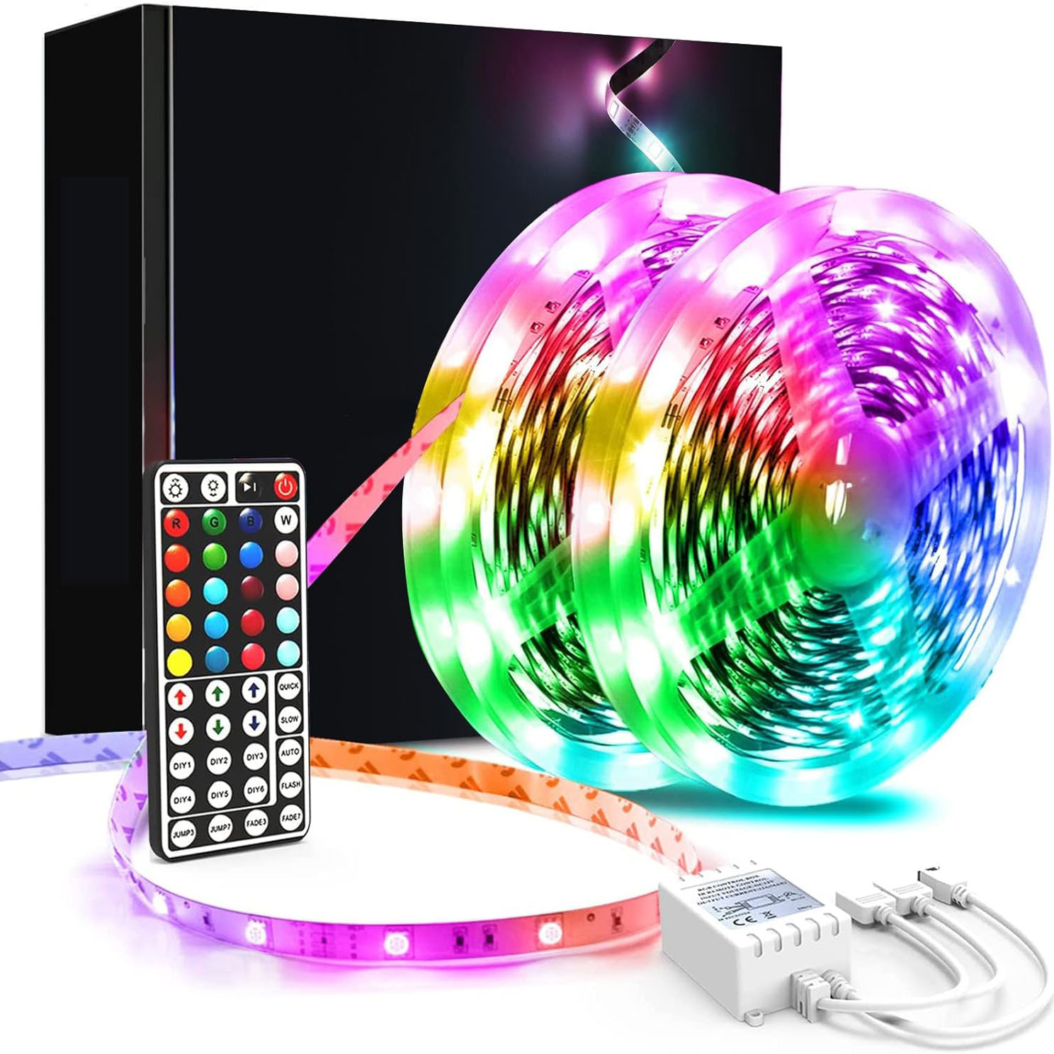 Spot Goods USB Home Decoration iluminação 10m 20m 30m 3535 RGB WIFI Control inteligente Led luminária Strip quarto fita LED