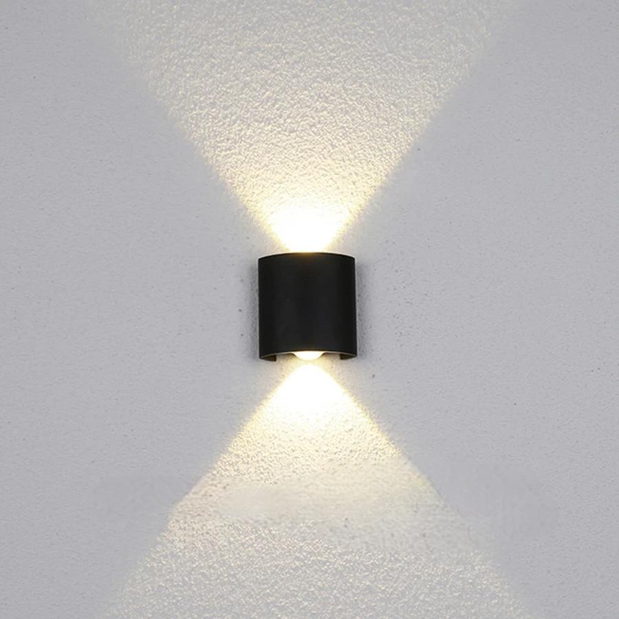 Led Exterior House Mounted Lights Wall Light Outdoor for Solar Corridor Lamp Modern Waterproof up Wall Light Outdoor