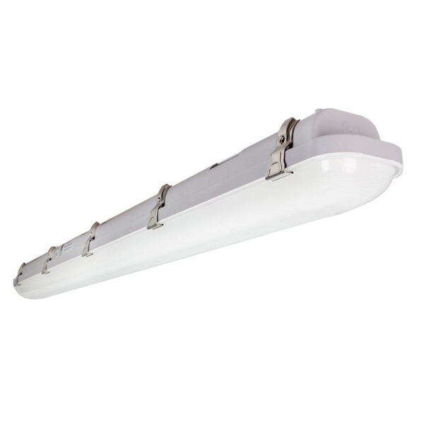 fábrica Sales 40W IP65 Double T8 Tube à prova d'água lâmpada luminária Steel LED linear luminária tri-proof para escritório & Garage