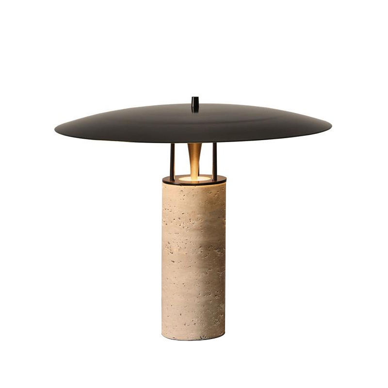Nordic Simple Post-modern Light Luxury Marble Table Lamp High-grade Living Room Glass Designer Bedroom Bedside Lamp
