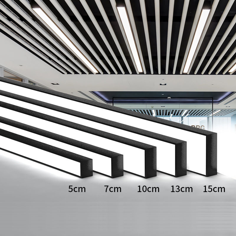 mais vendido LED Batten luminária 12W 24W 36W LED lâmpada interno Fluorescent lâmpada luminária linear iluminação teto 4ft Led luminária para loja