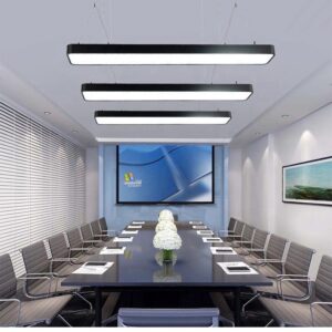 Long Strip Ceiling Lamp LED Nordic Black Grain Aisle Porch Corridor Aluminum Light Living Room Home Decoration Linear Light
