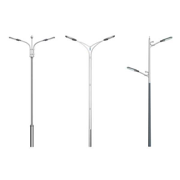 2025 moderno externo LED 6m 9m