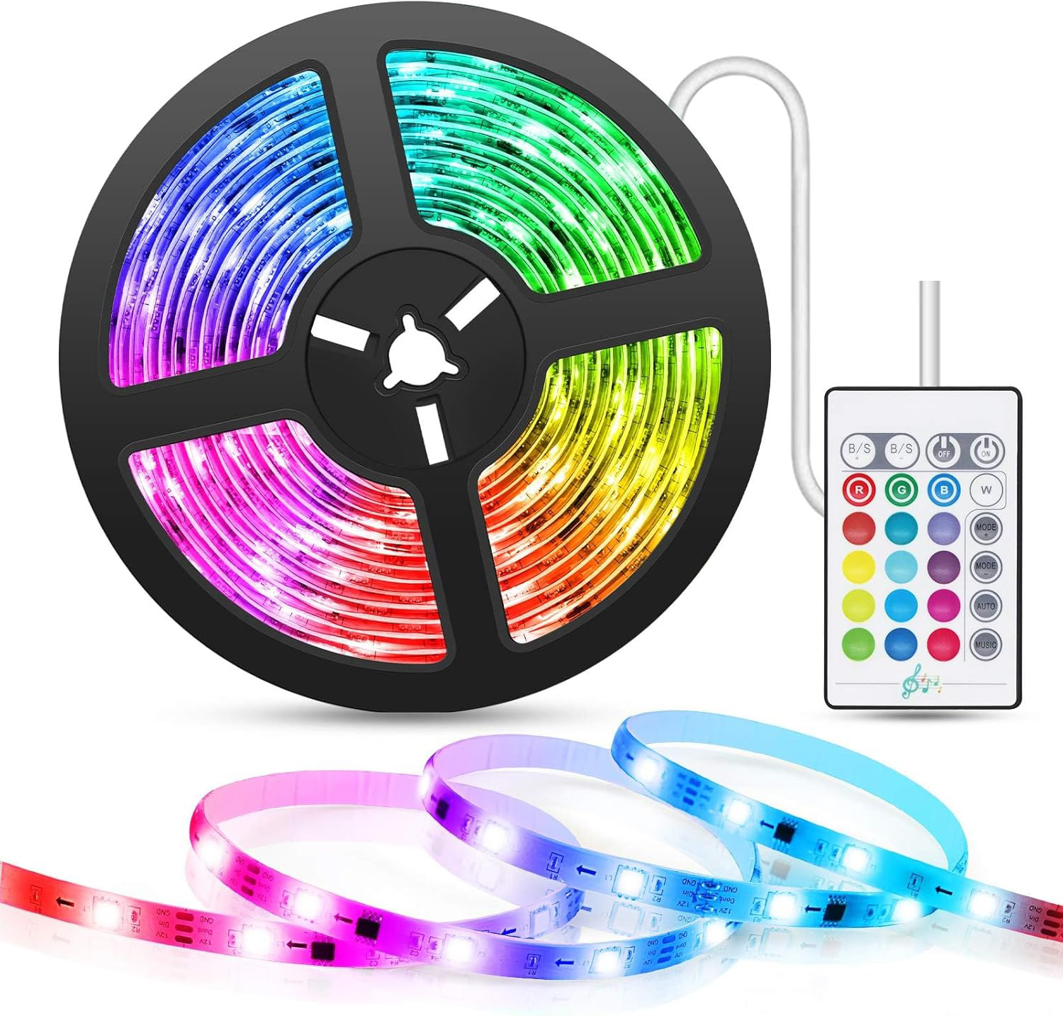Running Water Rgb Dream cor LED Strip Atmosphere luminária Magic cor Led luminária Strip 2835 à prova d'água IP65 fita LED