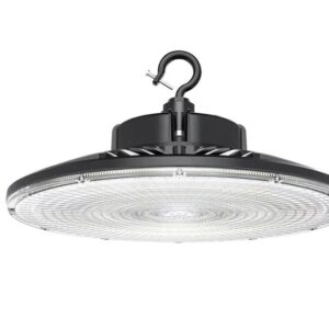 / Listado 240W UFO LED luminária high/low bay 36000lm (1000W HID/HPS Equiv.) 0-10V dimerizável 6ft cabo 5000K cor alumínio corpo
