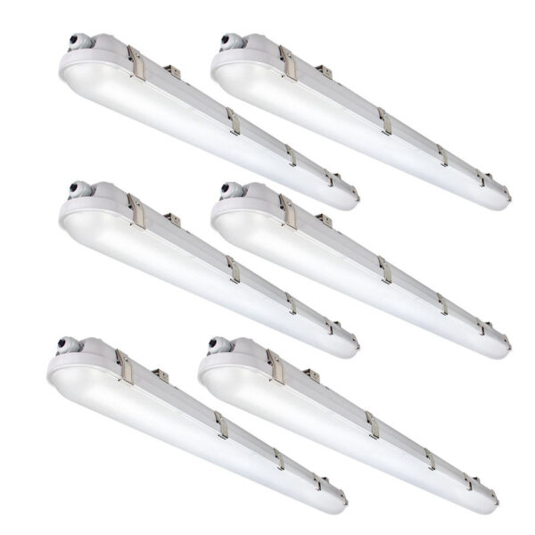 4FT Tri-proof LED Vapor Tight luminária 60W/50W/40W Selectable IP66 à prova d'água luminárias para carro Wash Garage Warehouse
