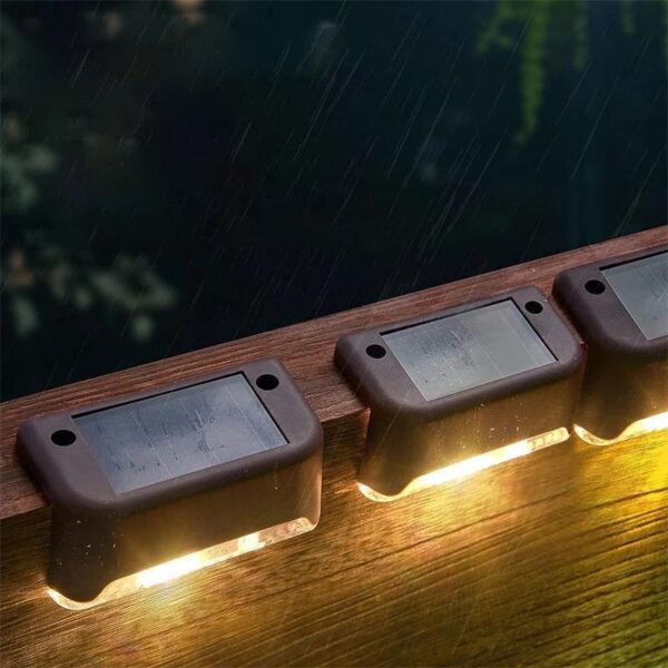 externo à prova d'água LED Solar Step luminárias