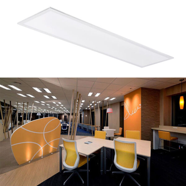 Professional comercial escritório luminária 1195X595mm Rectangular Flat Frame luminária teto 115ml Led luminária painel