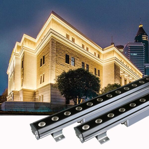 Shenzhen White LED Wall Washers interno externo linear luminárias alumínio corpo IP65 Rating para Landscape Wall Mount Pressure Washer