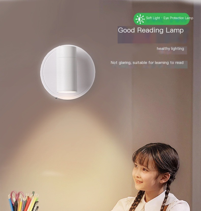 moderno magnético Detachable Cordless recarregável luminária de parede Battery Operated quarto Corridor Wall luminárias Led luminária de parede