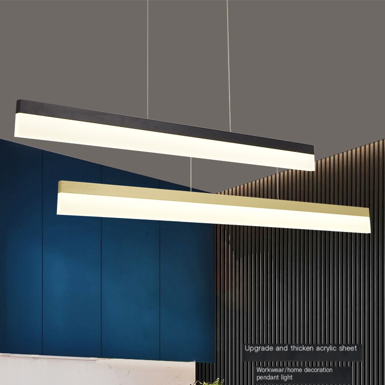 moderno interno Linkable iluminação Decorative Batten lâmpada Hanging Suspended Conferensroom escritório alumínio Led Strip linear luminárias