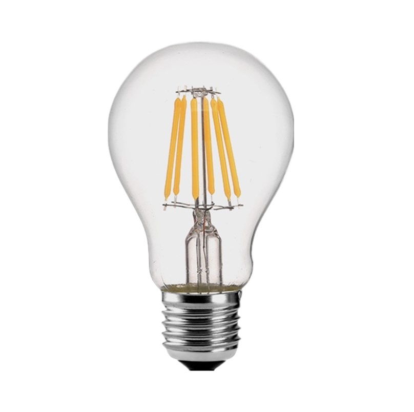 SUPER BRIGHT 4W 5W 7W 9W 12W E27 E14 Decorative retrô Creative Glass lâmpada LED A60 Filament lâmpada