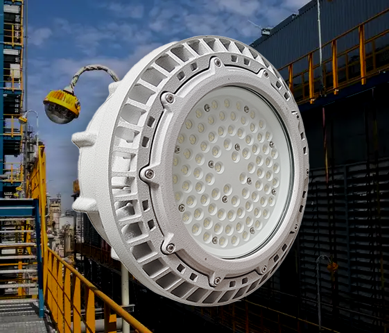 WF2 IP66 Customizable LED Explosion Proof Area Work high bay Low luminária 30W-300W 5-Year Warranty para Marine e Offshore