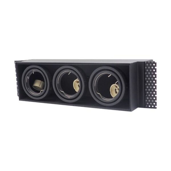 40W quadrado LED Grille lâmpada luminária Panel moderno Design preto teto spot para escritório AR111 GU10 Compatible interno Use
