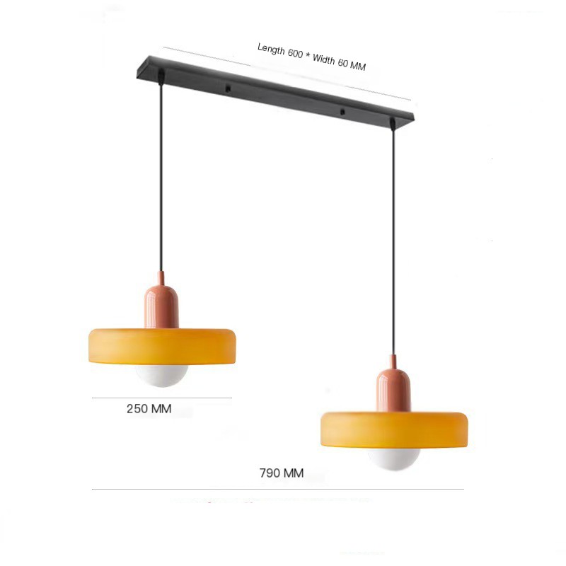 cozinha Island quarto sala de estar Dining Corner Hanging luminárias vintage Colorful pendente Glass Hanging Lmap