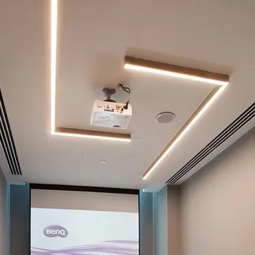 HanYin Mercial Building or industrial Space Led Strip Line luminária linear Architectural e Suspended LED luminárias From