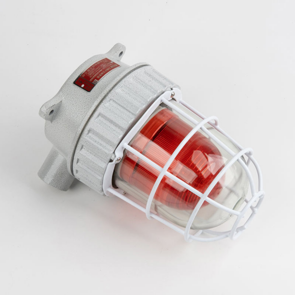 Explosion-proof IP65 Sound e luminária Siren Alarm LED 5W alumínio Alloy Warning luminária