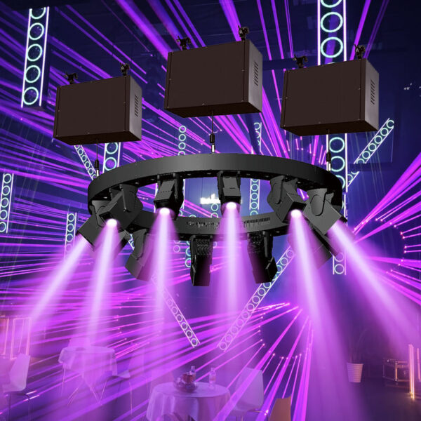 Amazing Kinetic Moving Head Beam Ring