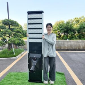 100W 150W 200W 250W 300W iluminação à prova d'água Ip66 externo Motion Sensor Led luminária pública solar Decorative para Roads