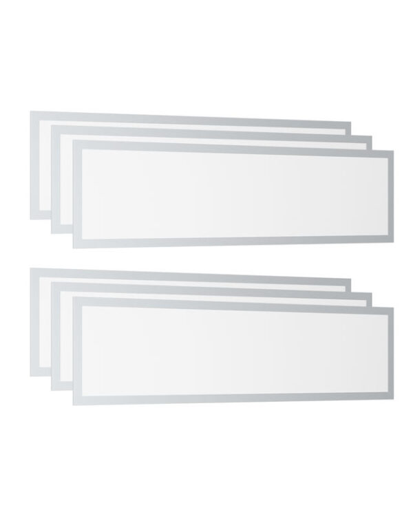 Stock In US EU 40W 3000K-6500K 5Wattage 5CCT ajustável 4FT Ceilings LED luminária painel