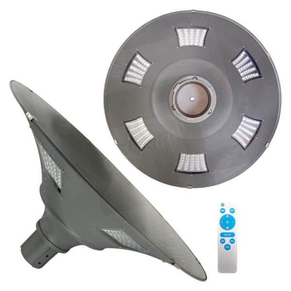 B09Series externo Broad refletor Flat Head Screw Mushroom Vertebral Funnel Shaped UFO Flood Stadium LED Solar luminária de jardim