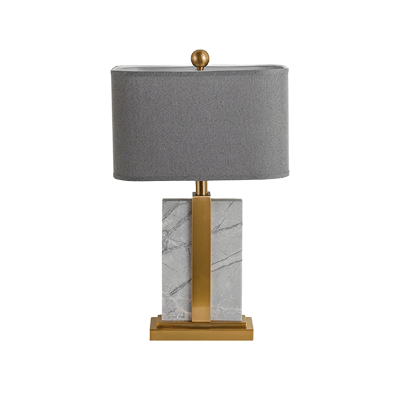Modern Minimalist Bedroom Bedside Lamp Light Luxury Villa Living Room Hotel Marble Decoration Showroom High-end Table Lamp