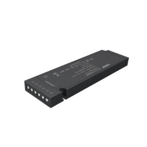 16.5mm Ultra-Thin 6-Port Smart LED Strip Driver Flicker-Free 12V 24V DC Power Supply for Under Cabinet Lighting